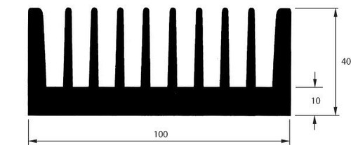 Dissipatore anodizzato nero - dissipatore,